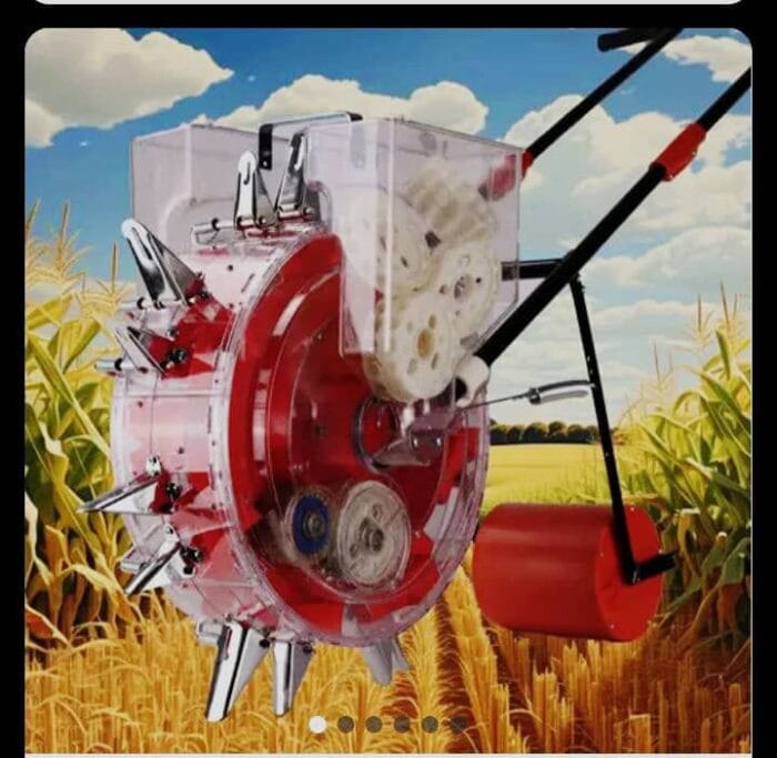 Machine de semis à deux rangs pour usage domestique
