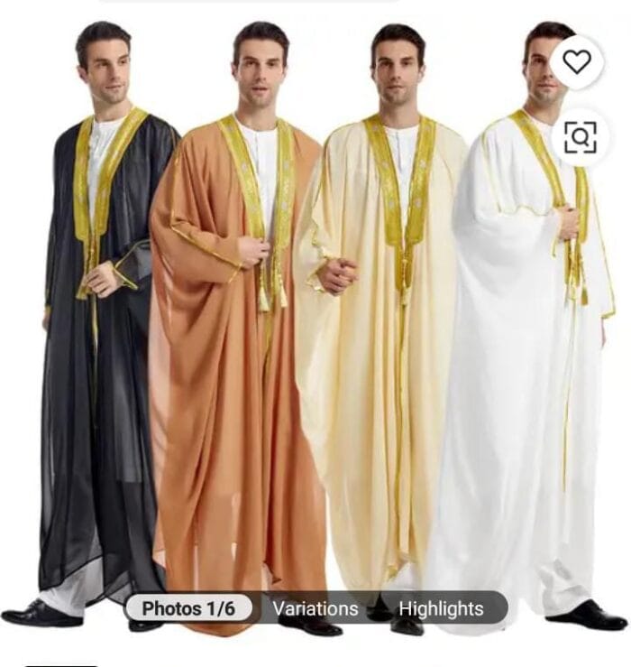 Bisht arabe en gros - Cape islamique traditionnelle de Dubaï
